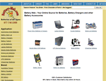 Tablet Screenshot of batteryweb.com